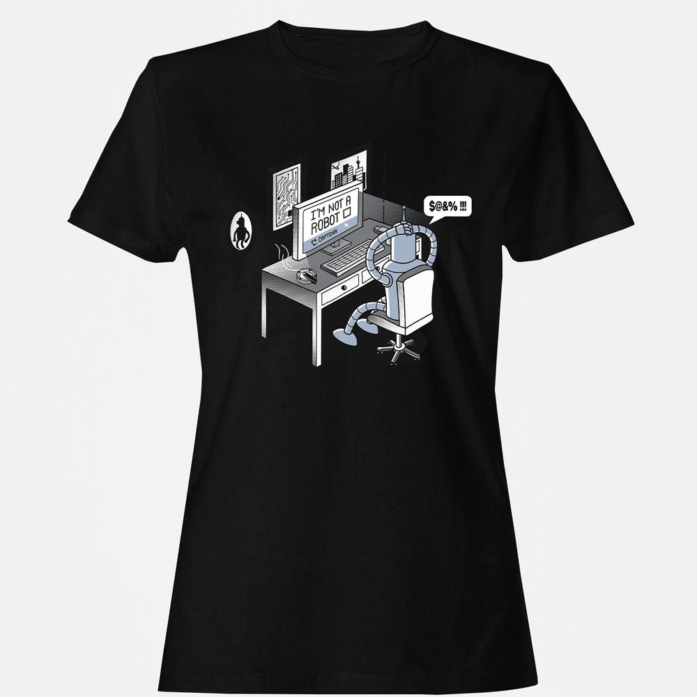 Women's T-Shirt - LBZ85PBX - Black - 16