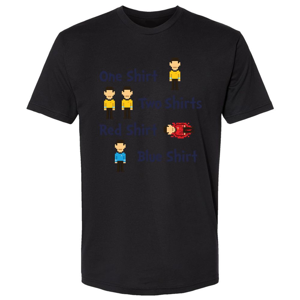 Red Shirt, Blue Shirt - Black - 16