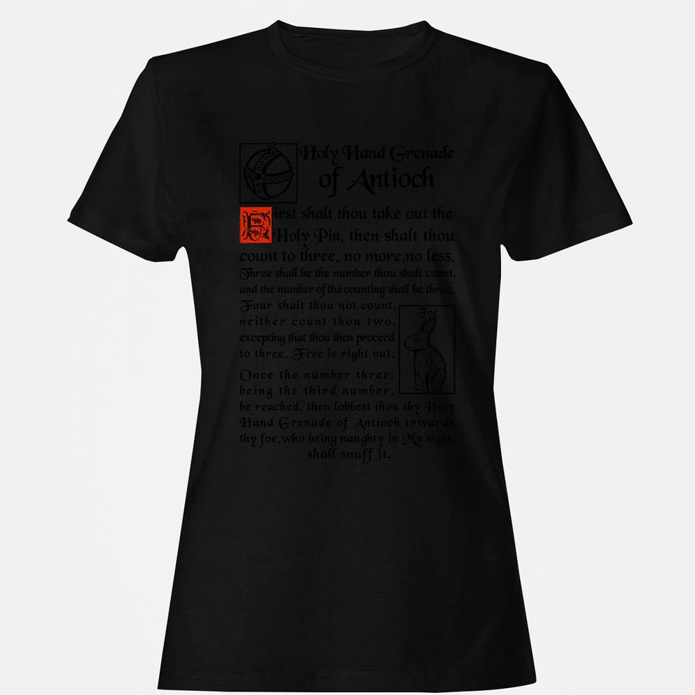 Women's T-Shirt - GAB1VXFU - Black - 16