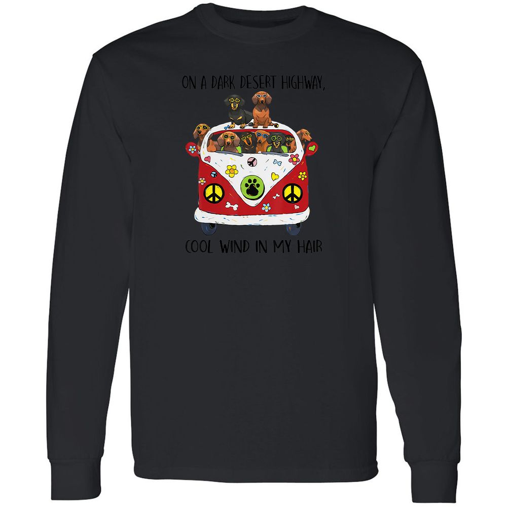 Long Sleeve T-Shirt - YHVC1FNU - Black - 16
