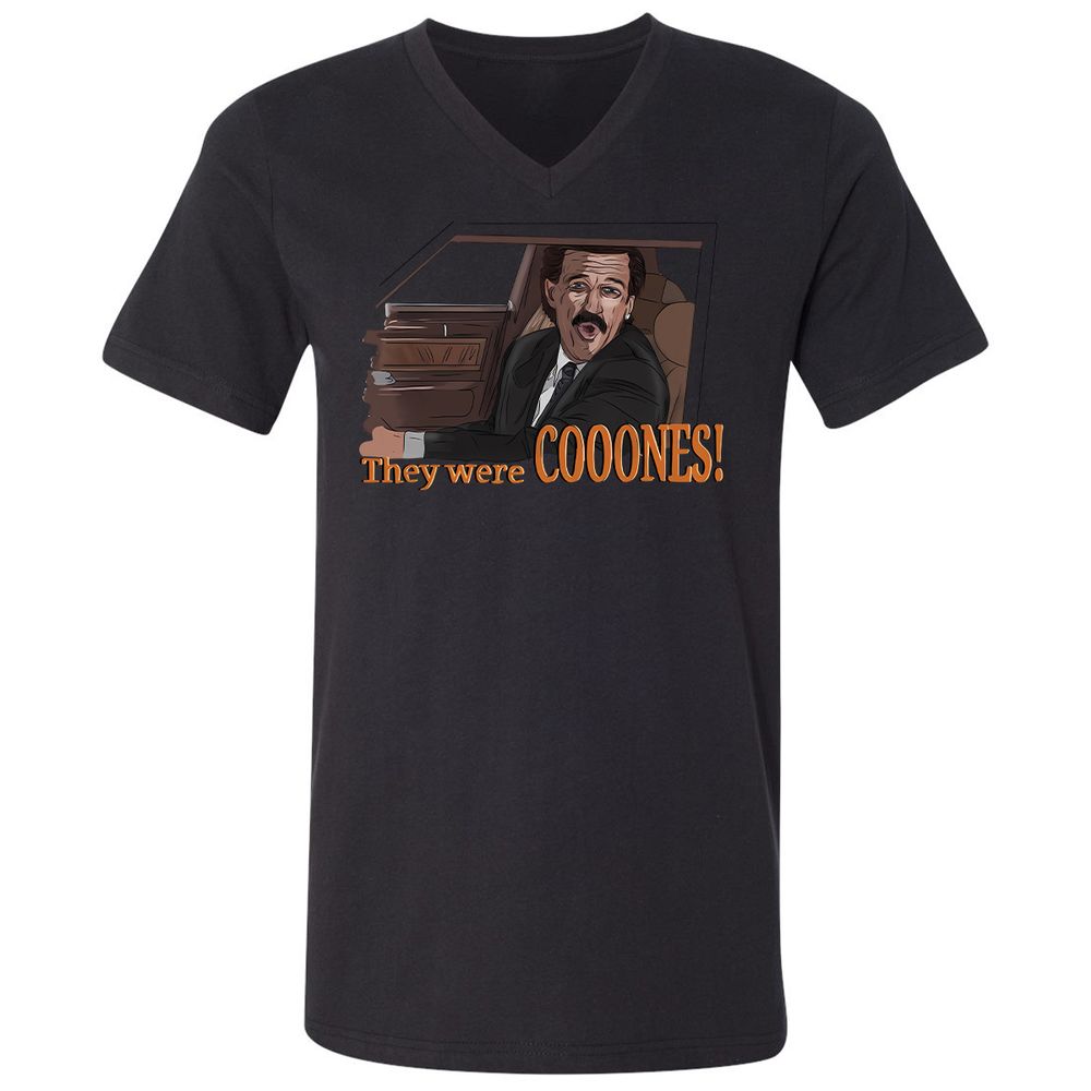 Unisex V-Neck T-Shirt - WS6JSYWS - Black - 16