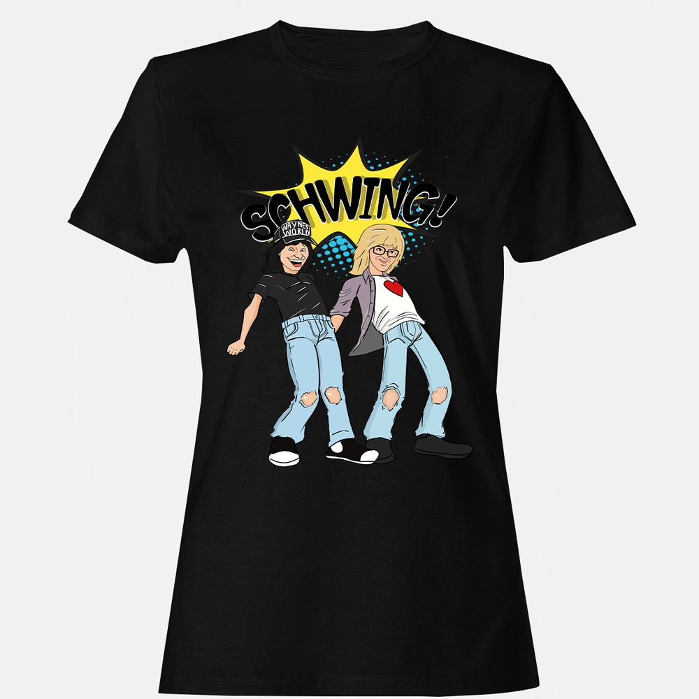 Women's T-Shirt - LU7JW7ST - Black - 16