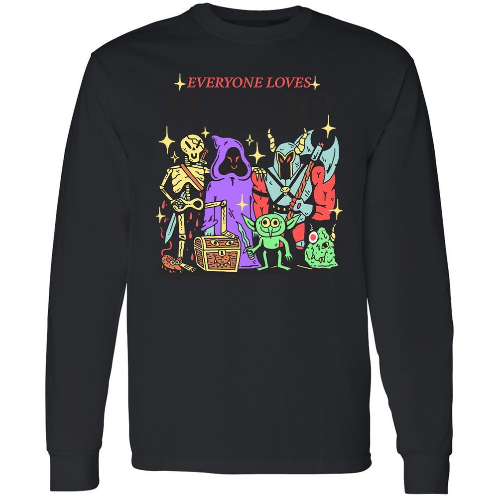 Long Sleeve T-Shirt - 5MXH43JL - Black - 16