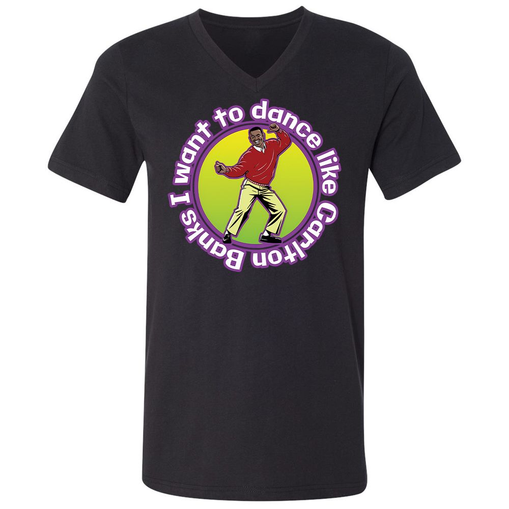 Unisex V-Neck T-Shirt - MVUTX6N8 - Black - 16