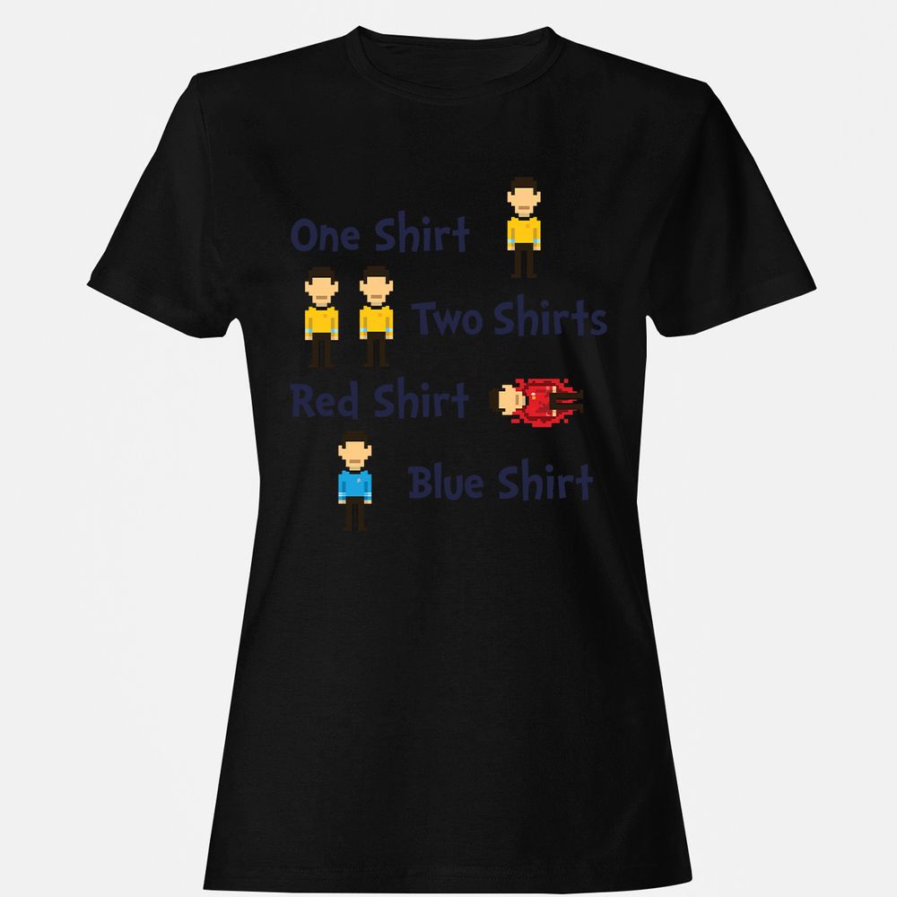 Red Shirt, Blue Shirt - Black - 16