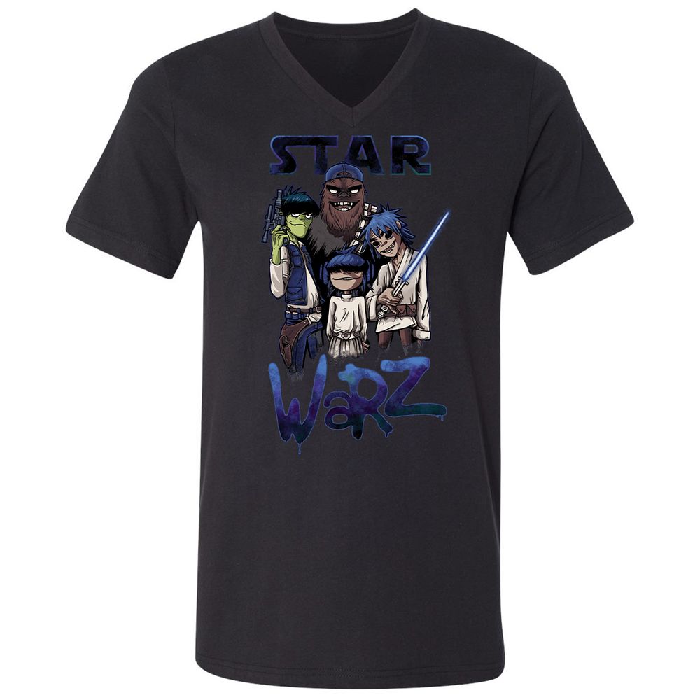 Unisex V-Neck T-Shirt - JU23ZCYD - Black - 16