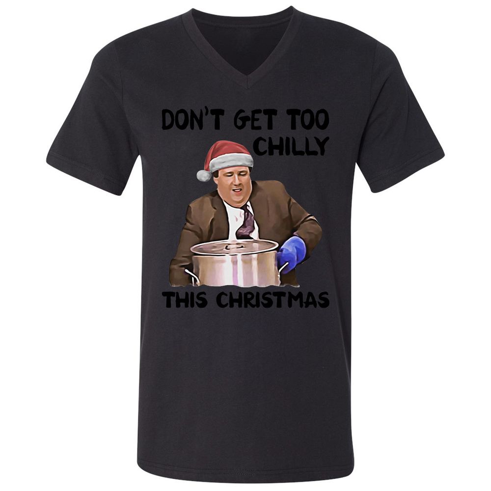 Unisex V-Neck T-Shirt - LZ3EBKAA - Black - 16