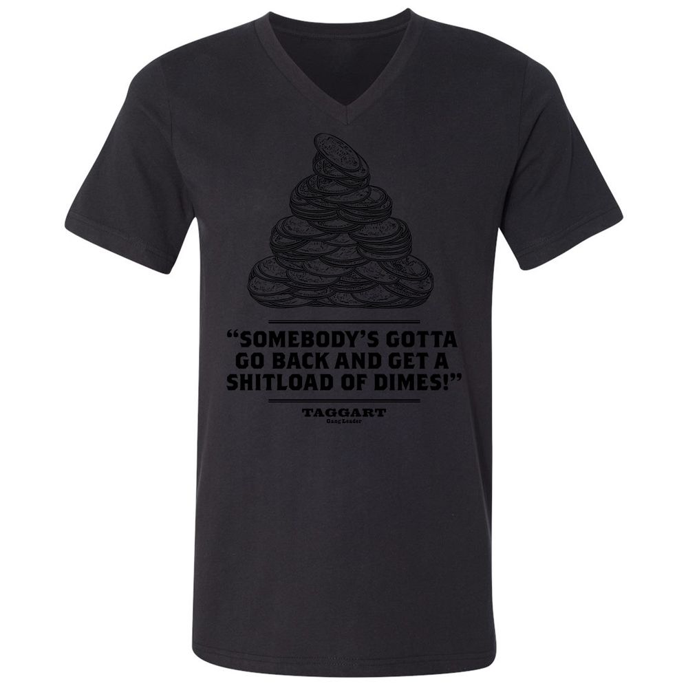 Unisex V-Neck T-Shirt - RCCSF3K4 - Black - 16