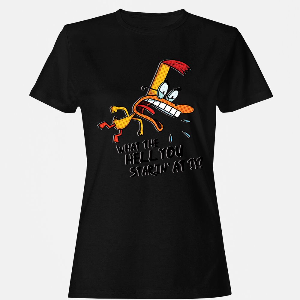 Women's T-Shirt - 83J4JYQF - Black - 16