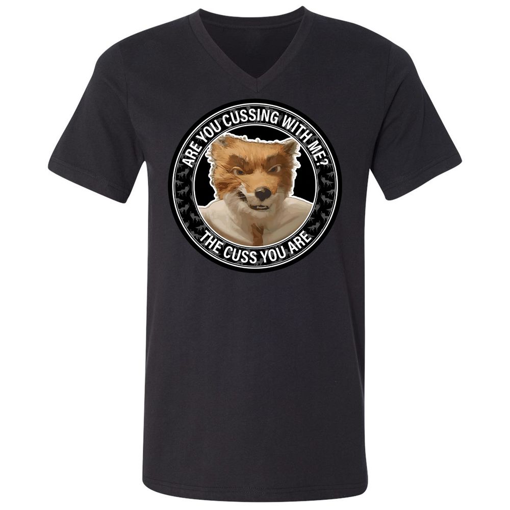 Unisex V-Neck T-Shirt - VPGRCLJQ - Black - 16
