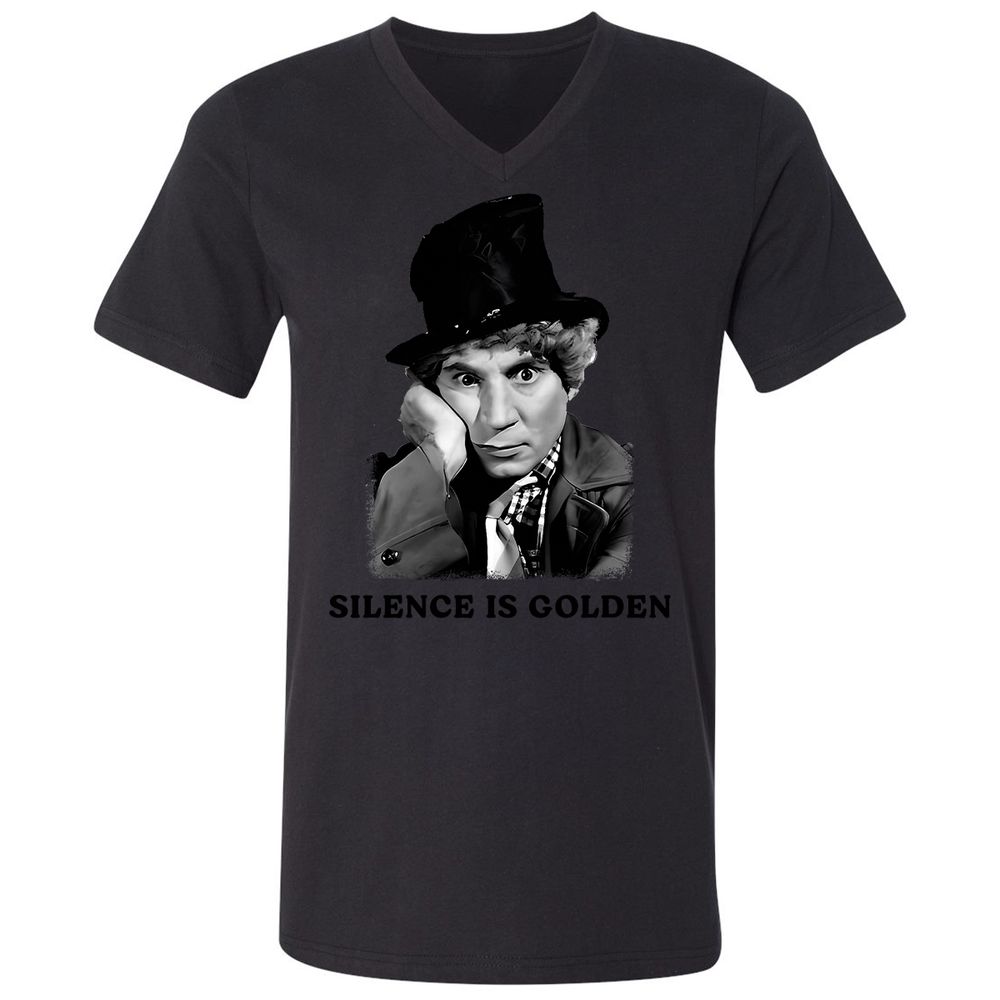 Unisex V-Neck T-Shirt - ZMRZECET - Black - 16