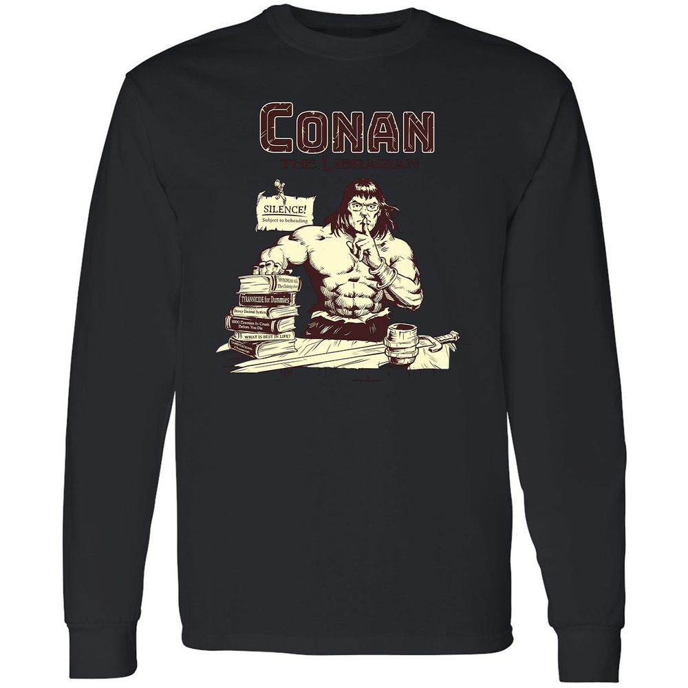 Long Sleeve T-Shirt - 4THUSR1L - Black - 16