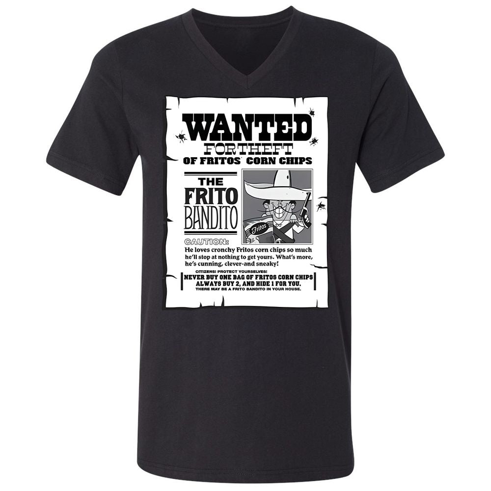 Unisex V-Neck T-Shirt - YWNJ11T5 - Black - 16