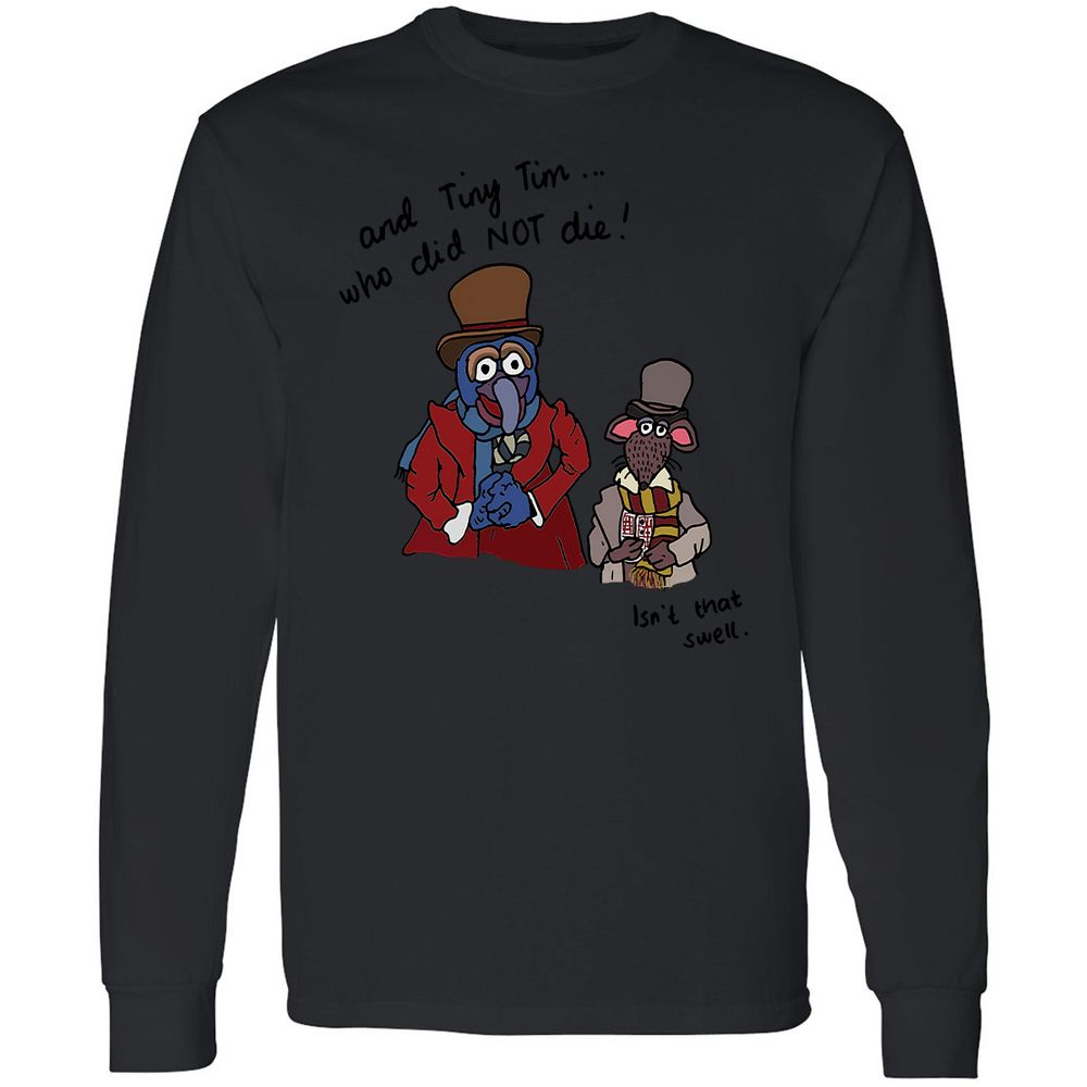 Long Sleeve T-Shirt - QLGNBJAZ - Black - 16