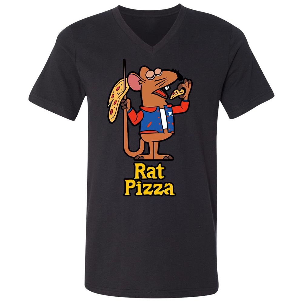 Unisex V-Neck T-Shirt - JKAQKS1X - Black - 16