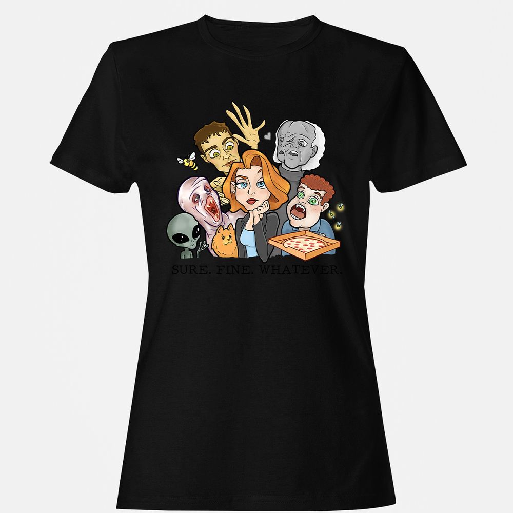 Women's T-Shirt - 7UD5J5P8 - Black - 16