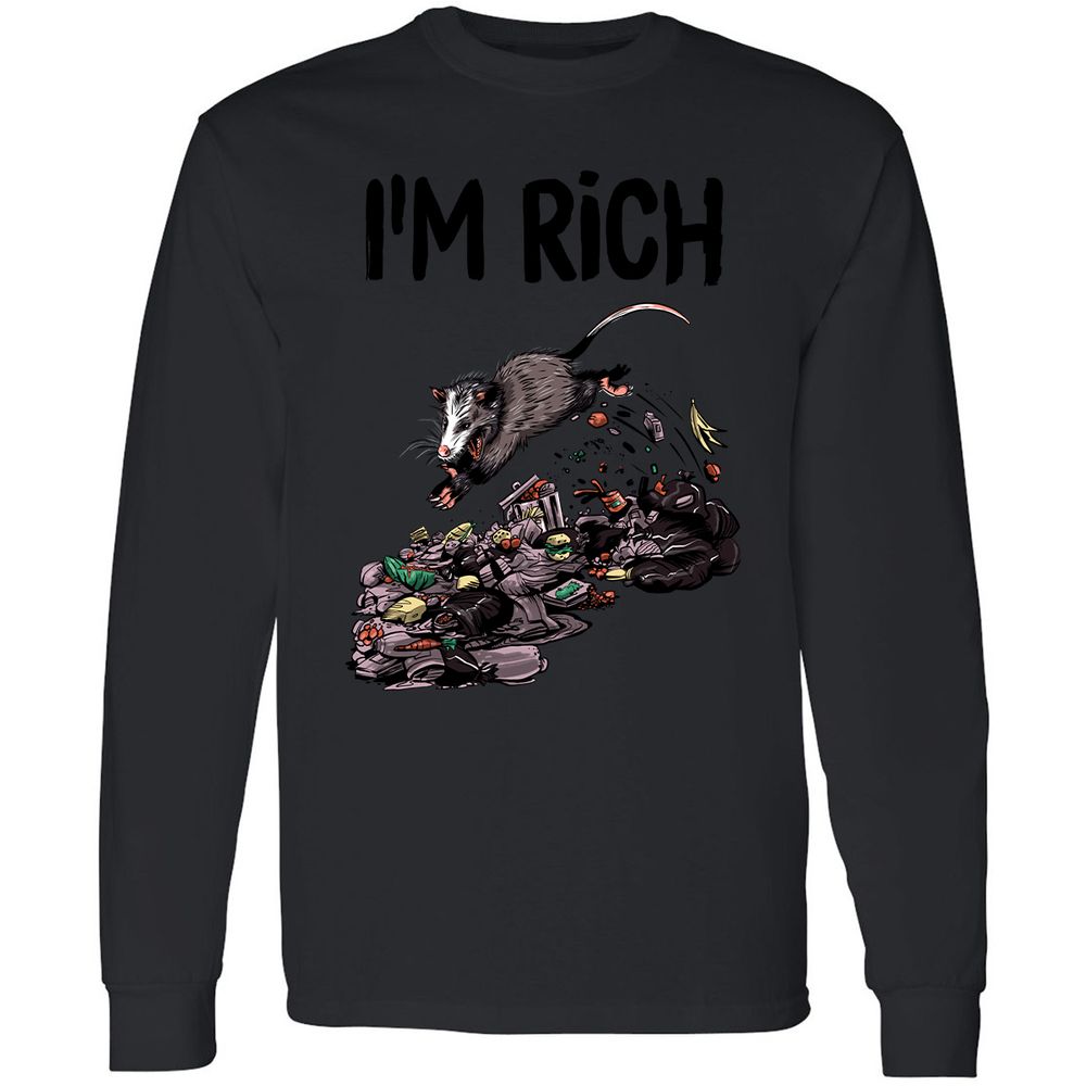 Long Sleeve T-Shirt - KTV3M69T - Black - 16