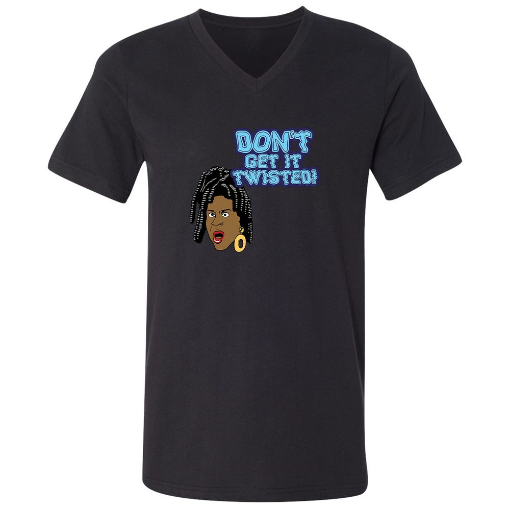 Unisex V-Neck T-Shirt - VMEH94UD - Black - 16