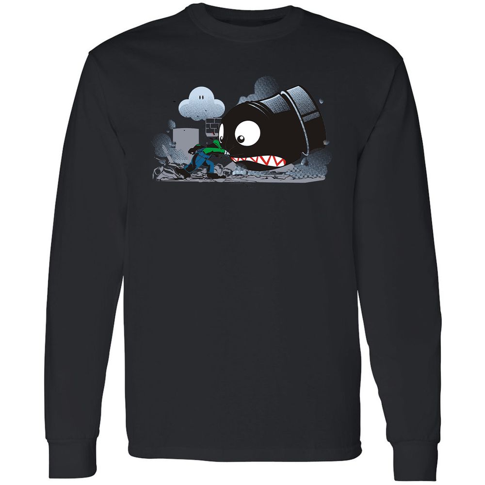 Long Sleeve T-Shirt - 9VVQ4JHY - Black - 16
