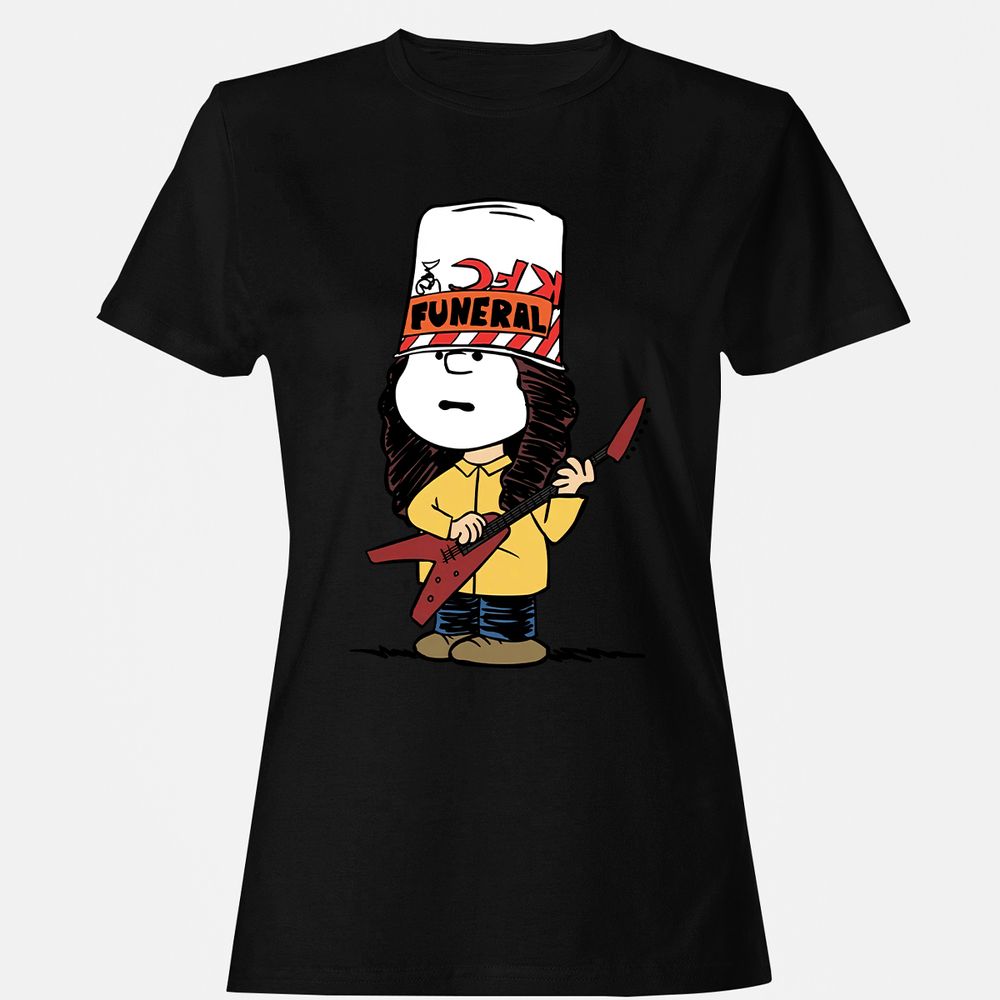 Women's T-Shirt - QH7PCTP9 - Black - 16