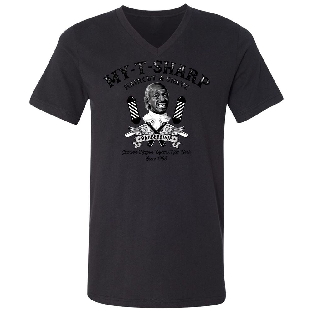 Unisex V-Neck T-Shirt - DFD96A2Y - Black - 16