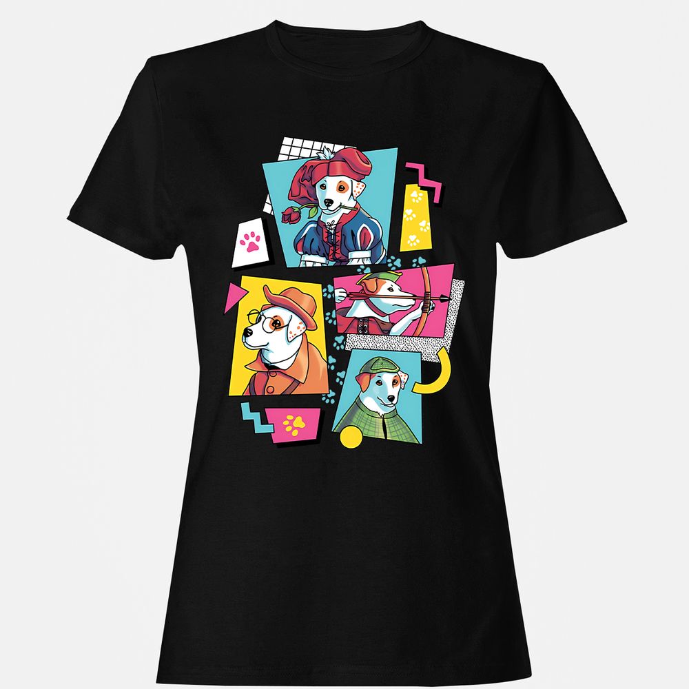 Women's T-Shirt - 9YUSUTKM - Black - 16