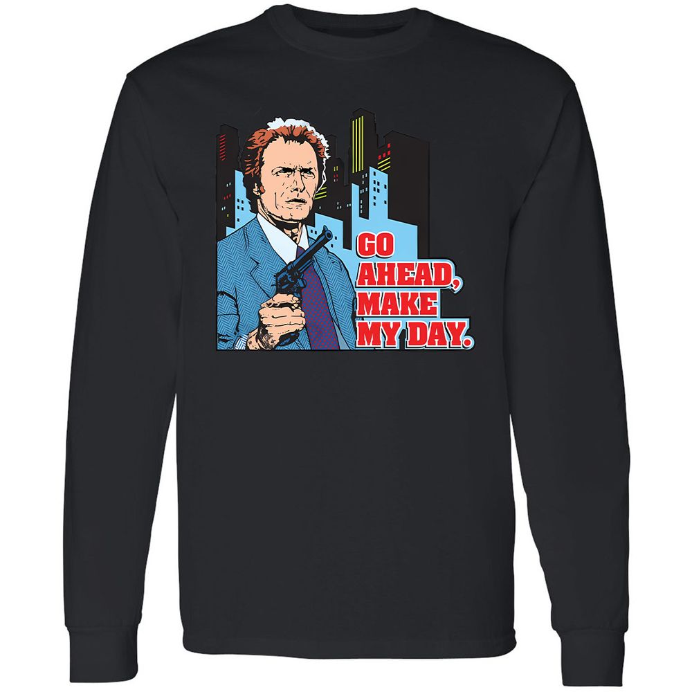Long Sleeve T-Shirt - XZSZHKRY - Black - 16