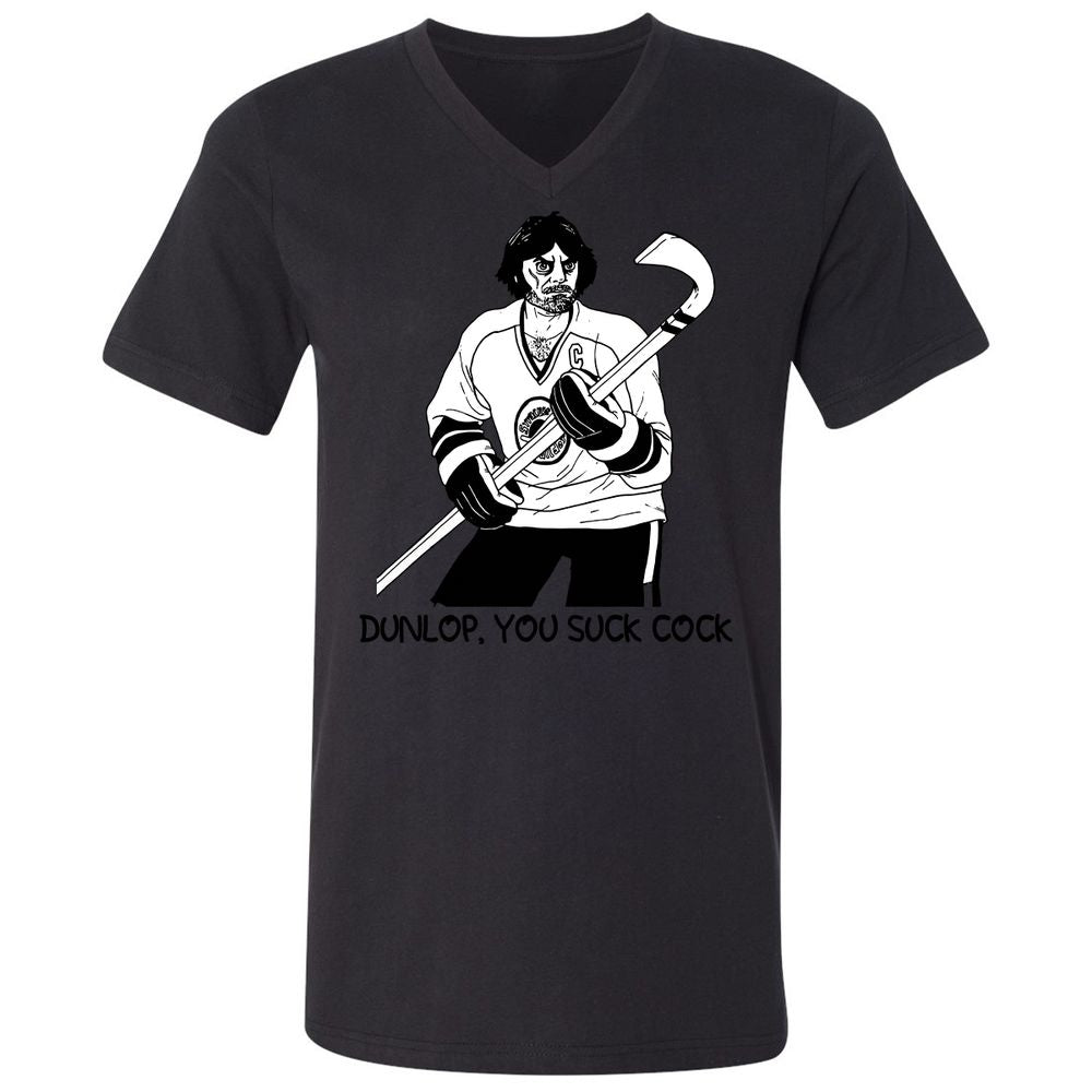 Unisex V-Neck T-Shirt - 9N6CDA4T - Black - 16