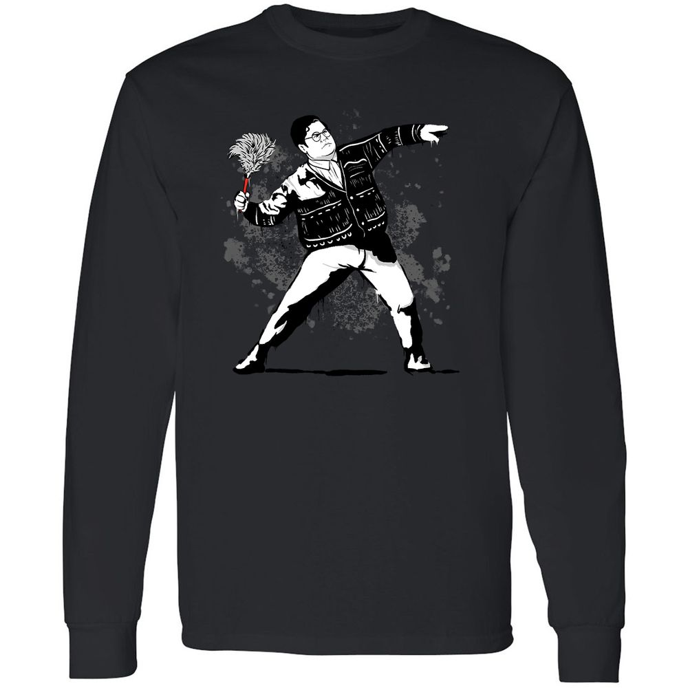 Long Sleeve T-Shirt - 7RWSM3B7 - Black - 16