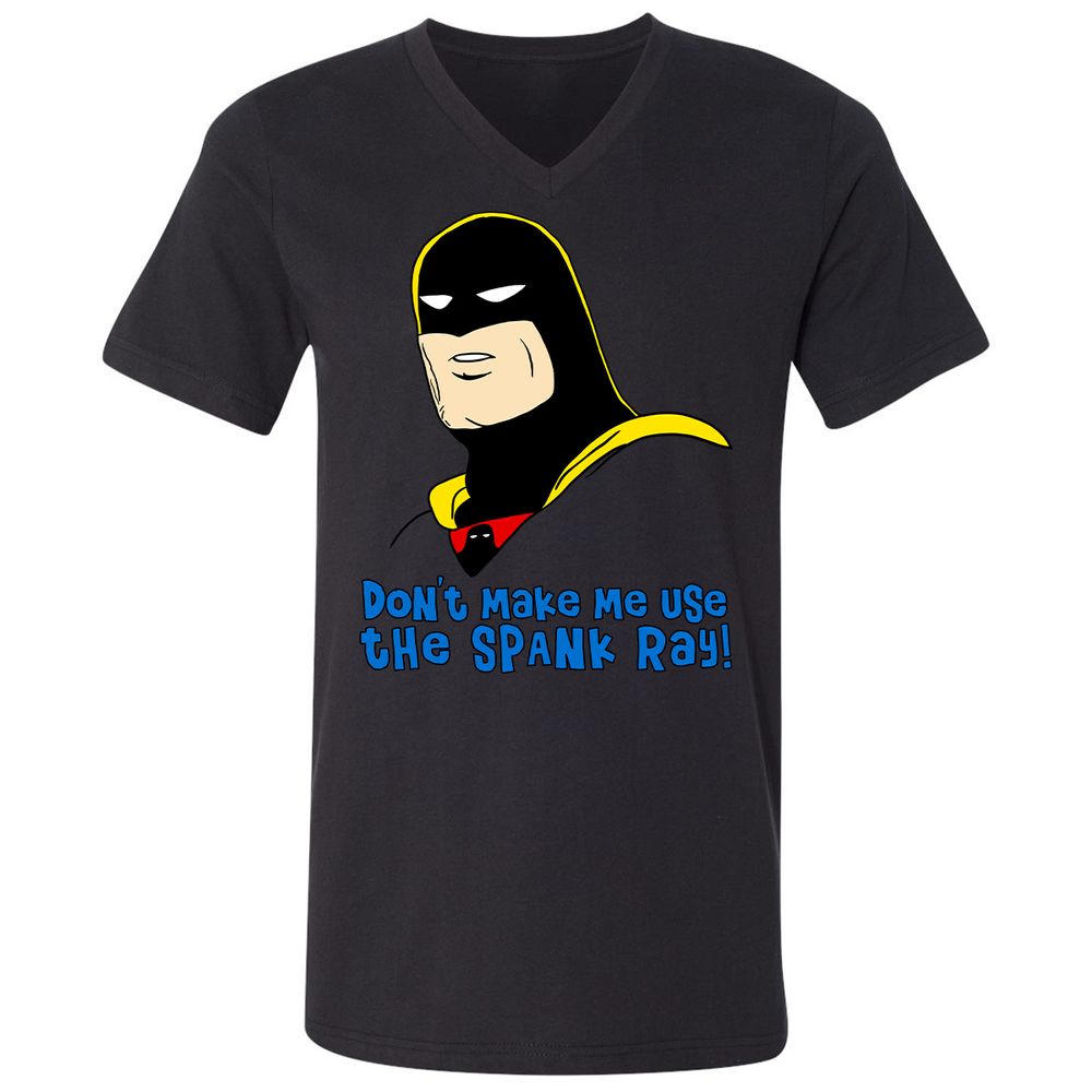 Unisex V-Neck T-Shirt - 627JNRCQ - Black - 16