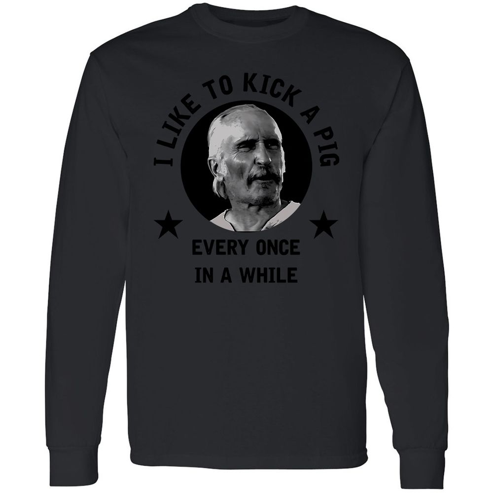 I like to kick a pig - Black - 16