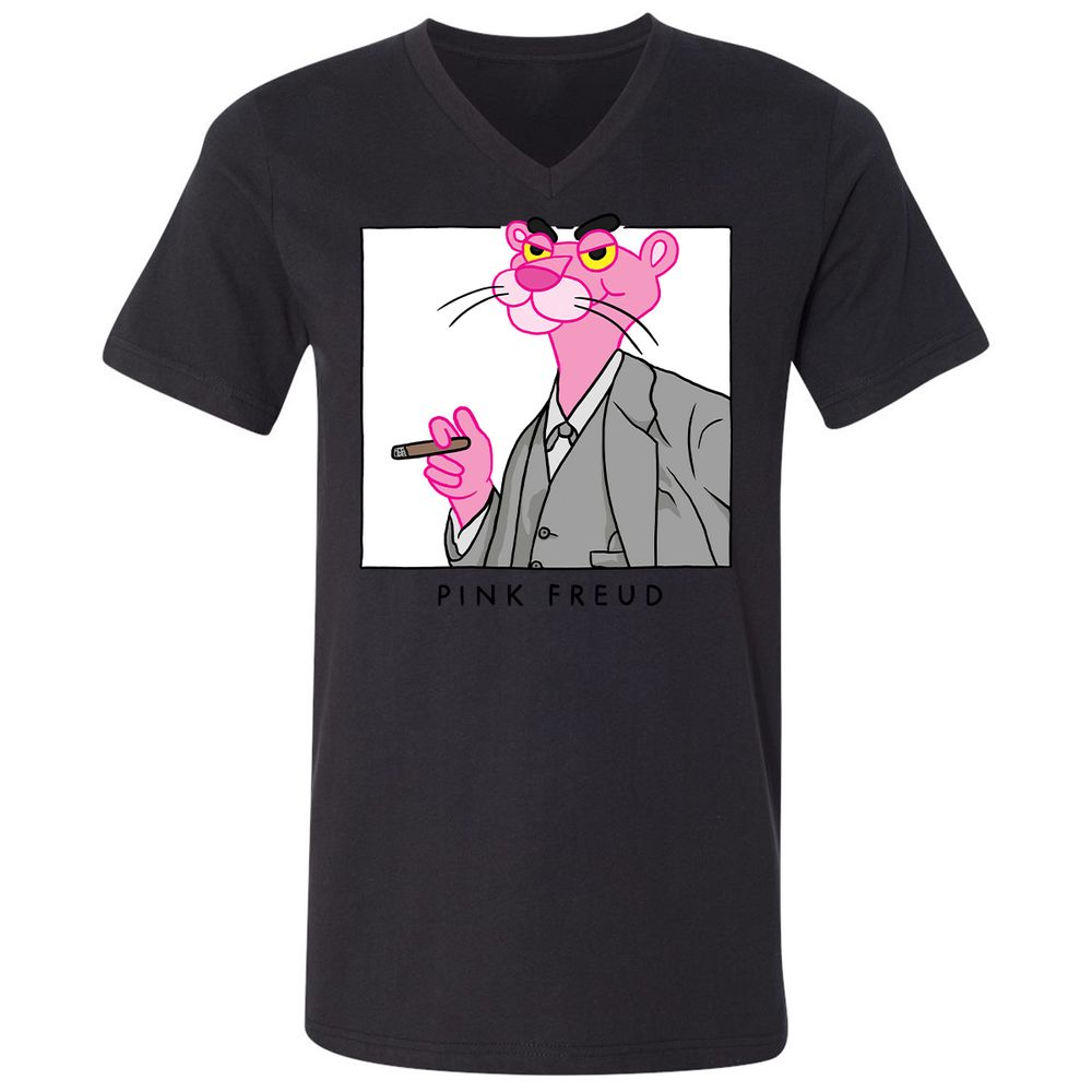 Unisex V-Neck T-Shirt - UR36NS3W - Black - 16
