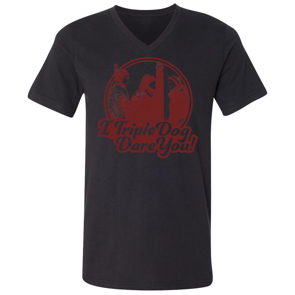 Unisex V-Neck T-Shirt - CAM4X1CL - Black - 16