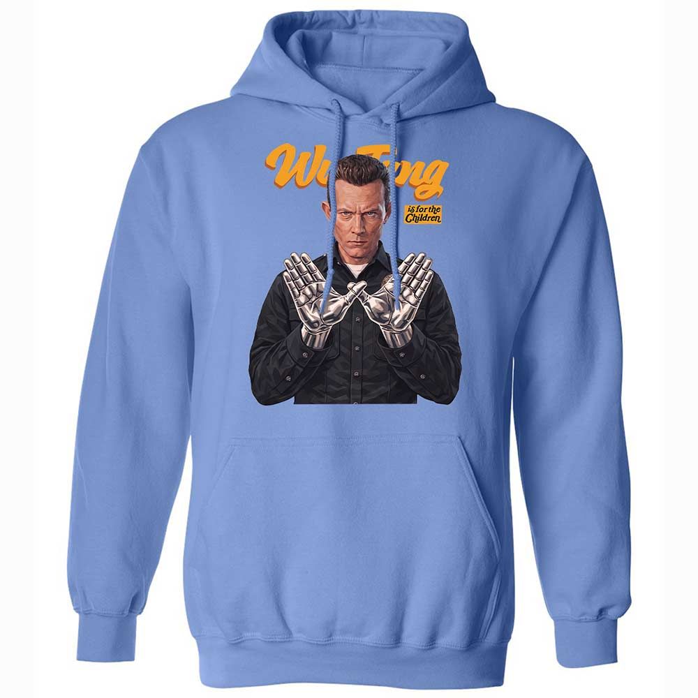 Classic Unisex Hoodie - Black - Carolina Blue - 16