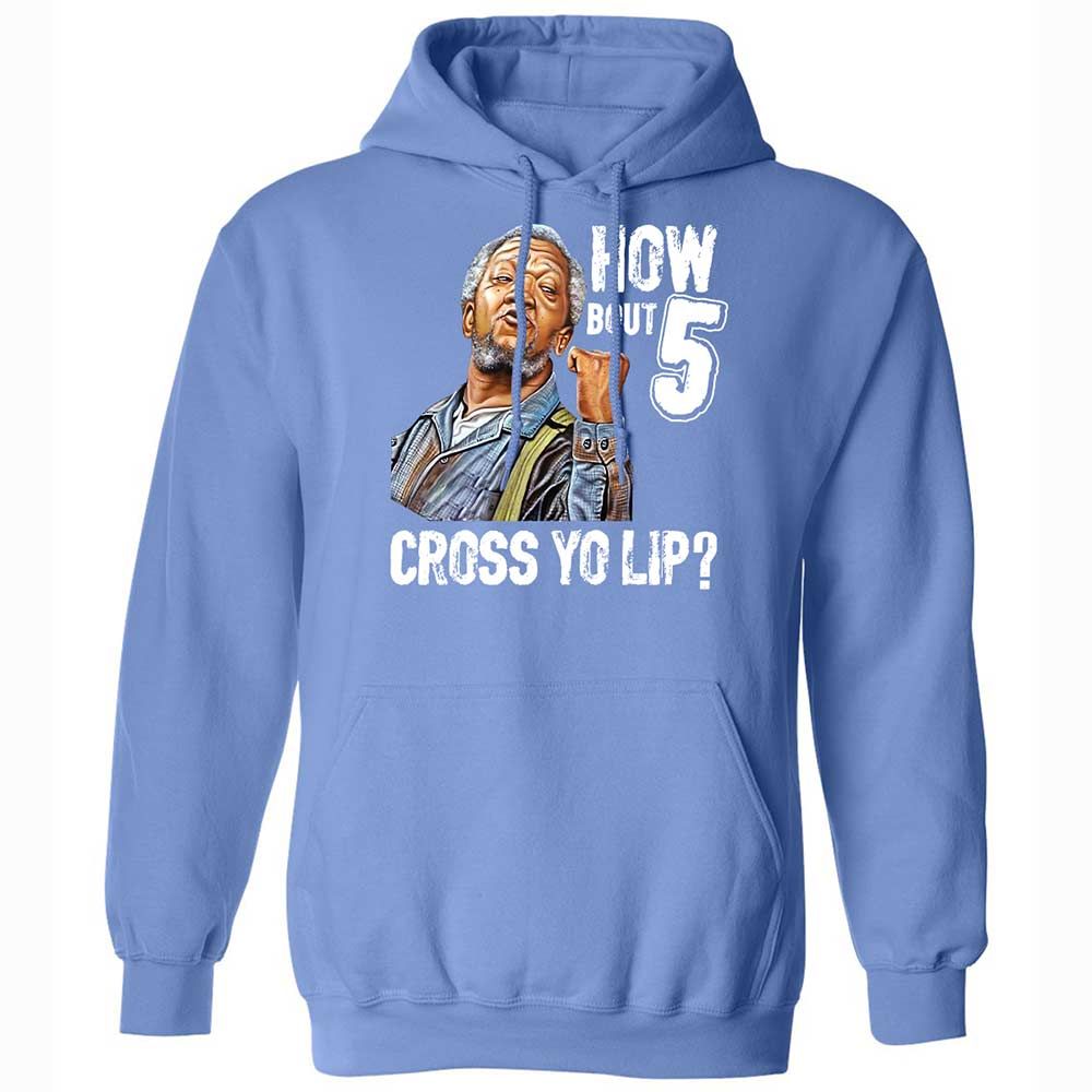 How bout 5 cross yo lip - Carolina Blue - 16