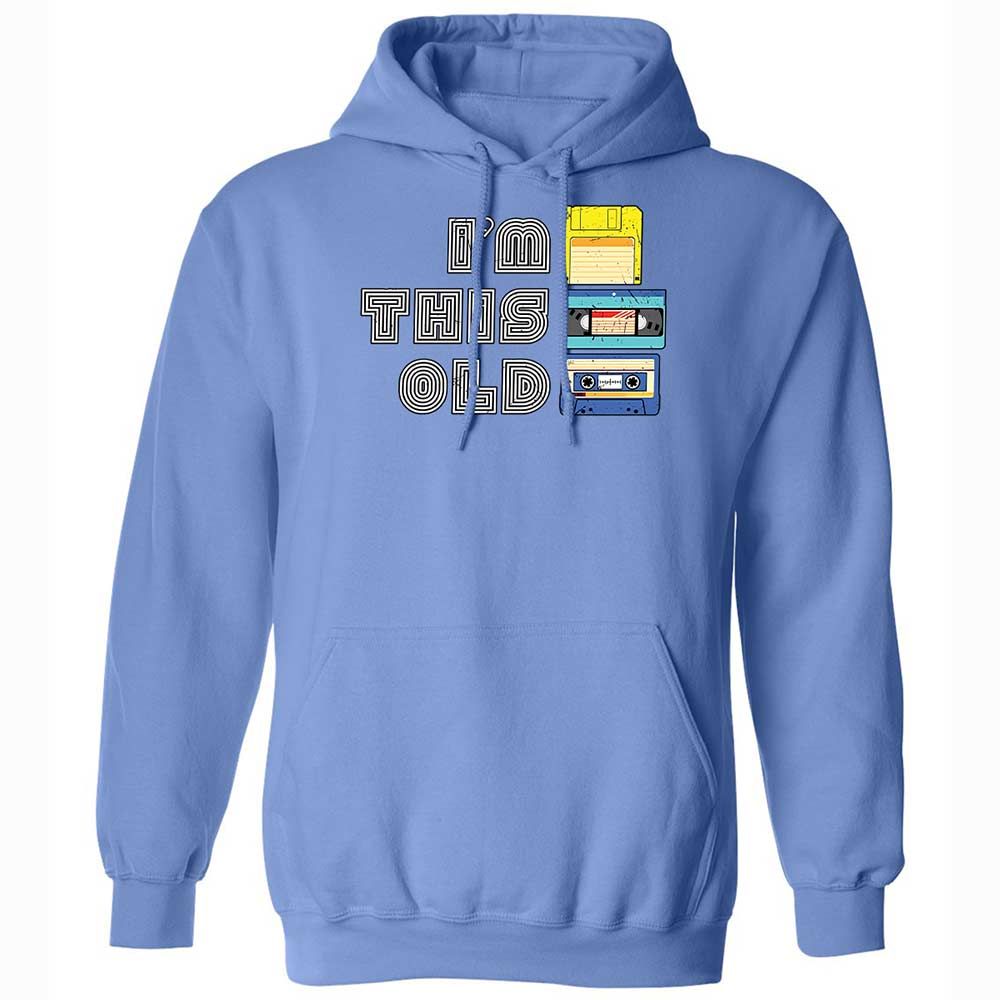 Classic Unisex Hoodie - Black - Carolina Blue - 16
