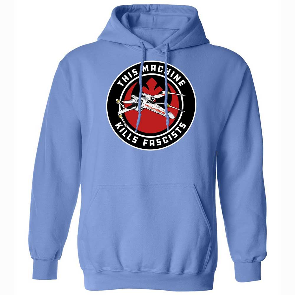 This Machine Kills Fascists - Carolina Blue - 16