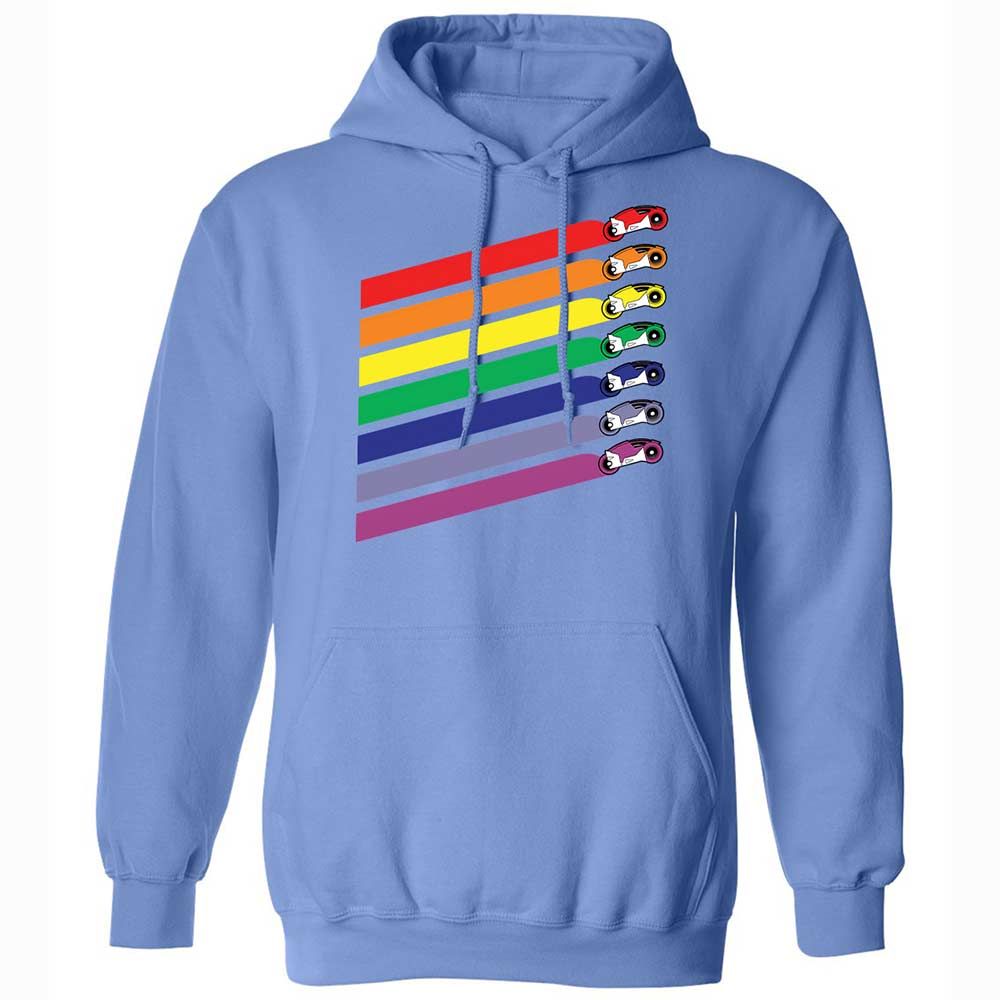 Race The Rainbow - Carolina Blue - 16