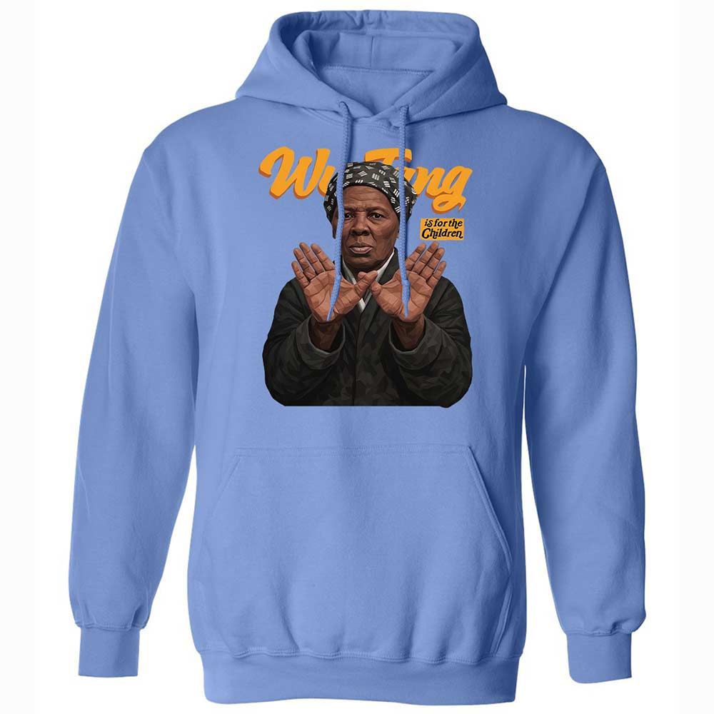 Classic Unisex Hoodie - Black - Carolina Blue - 16