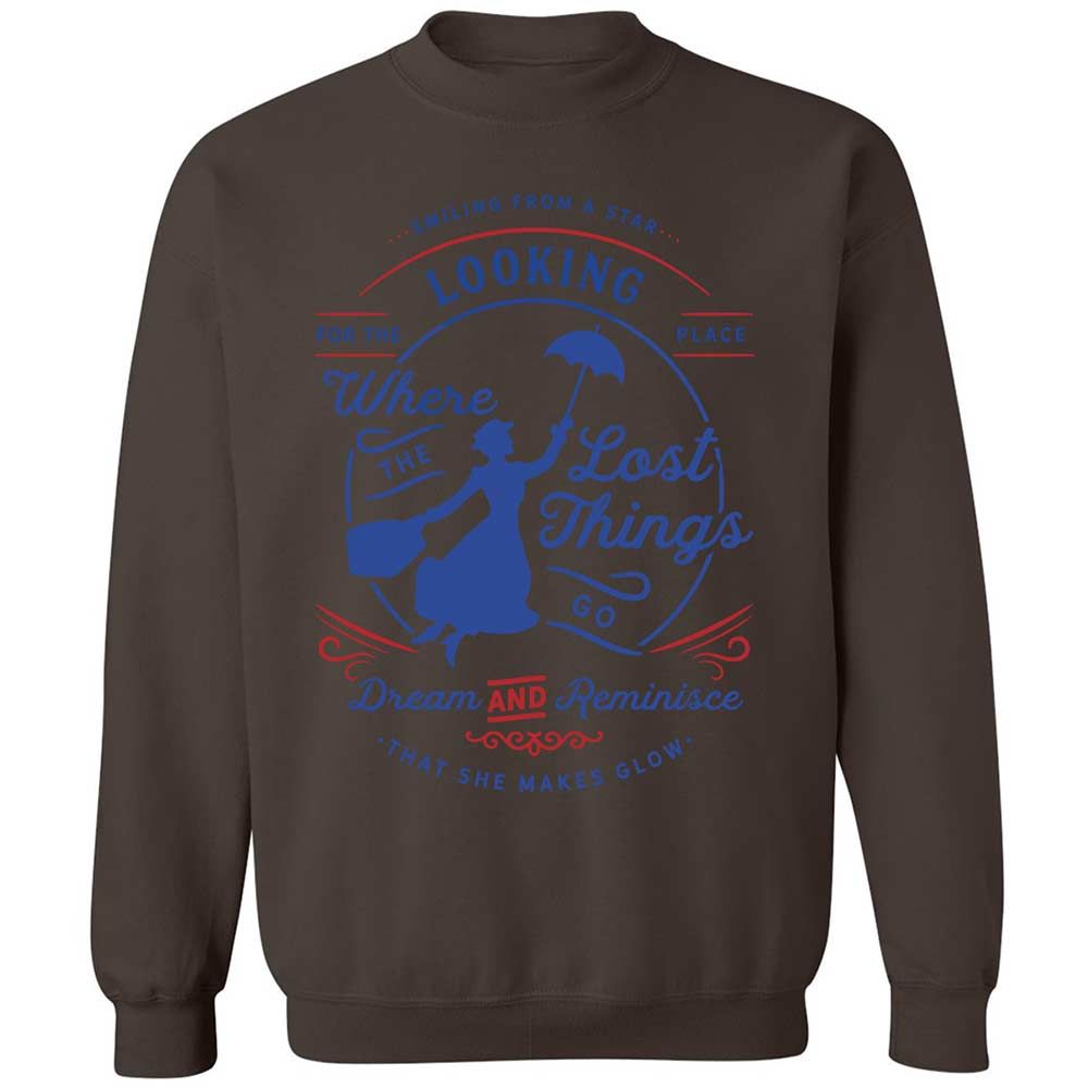 Classic Unisex Sweatshirt - YL8UM82D - Dark Chocolate - 16