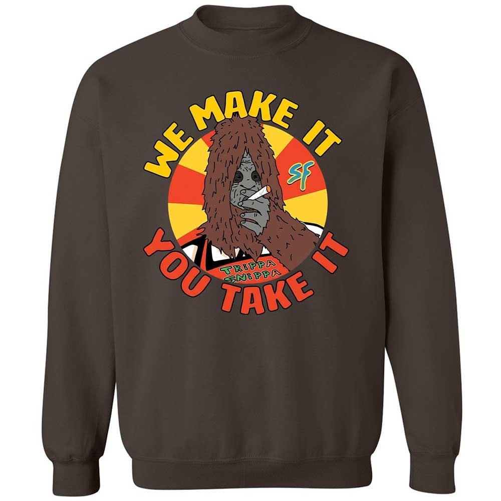 Classic Unisex Sweatshirt - 6UZ5WZHA - Dark Chocolate - 16
