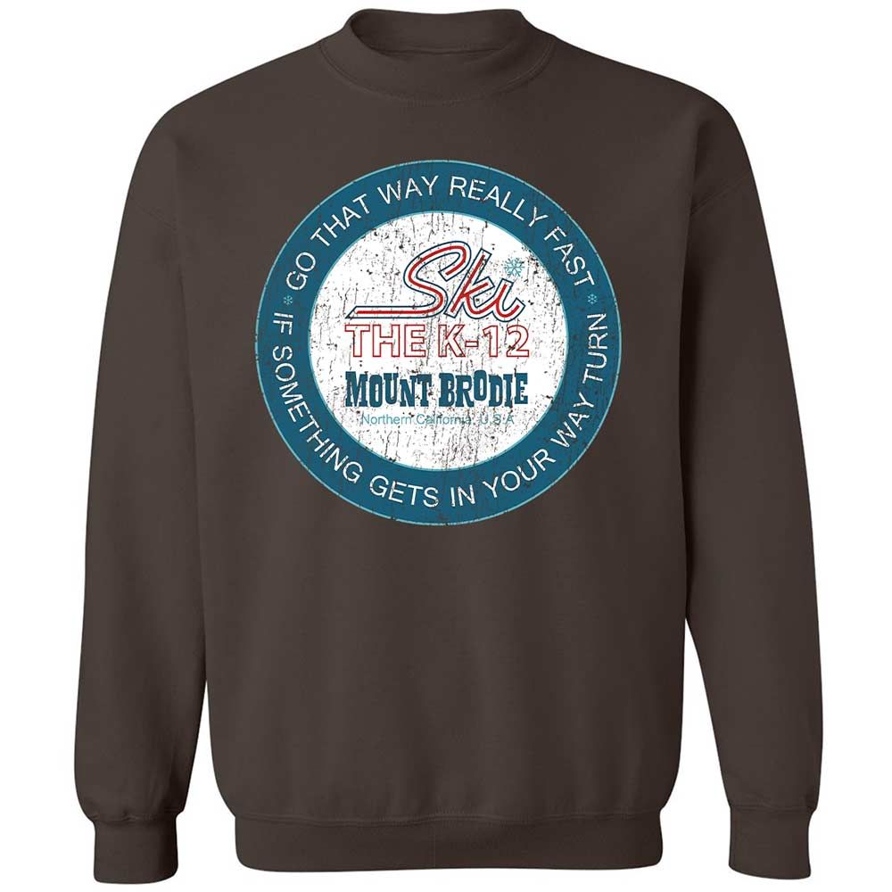 Classic Unisex Sweatshirt - S4T76ZDS - Dark Chocolate - 16