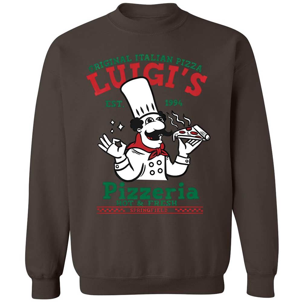 Classic Unisex Sweatshirt - LVWA7TU4 - Dark Chocolate - 16