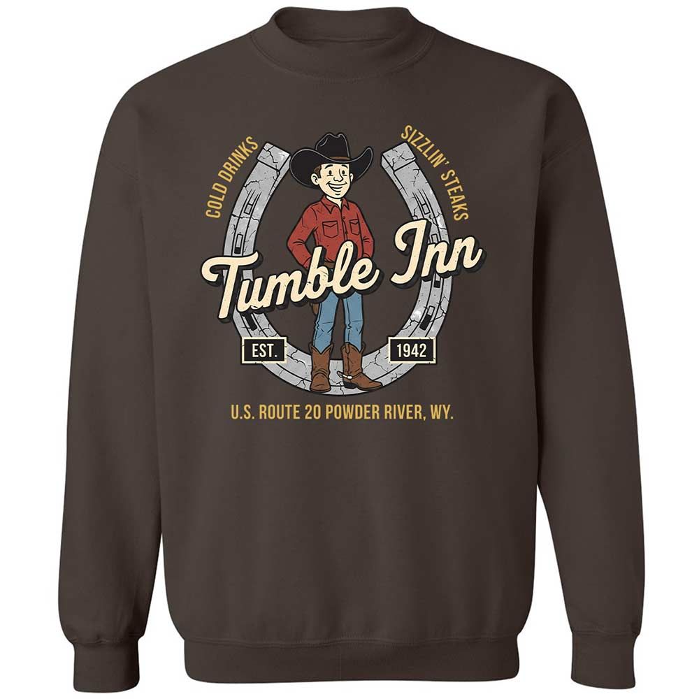 Classic Unisex Sweatshirt - QWSDA9ZM - Dark Chocolate - 16