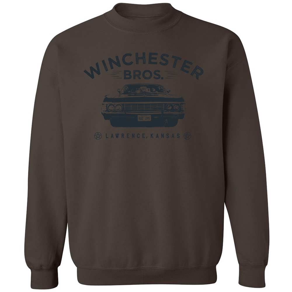 Classic Unisex Sweatshirt - 5H33U7FQ - Dark Chocolate - 16
