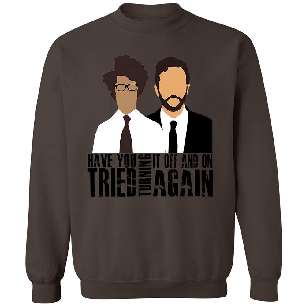 Classic Unisex Sweatshirt - HQSV3TAX - Dark Chocolate - 16