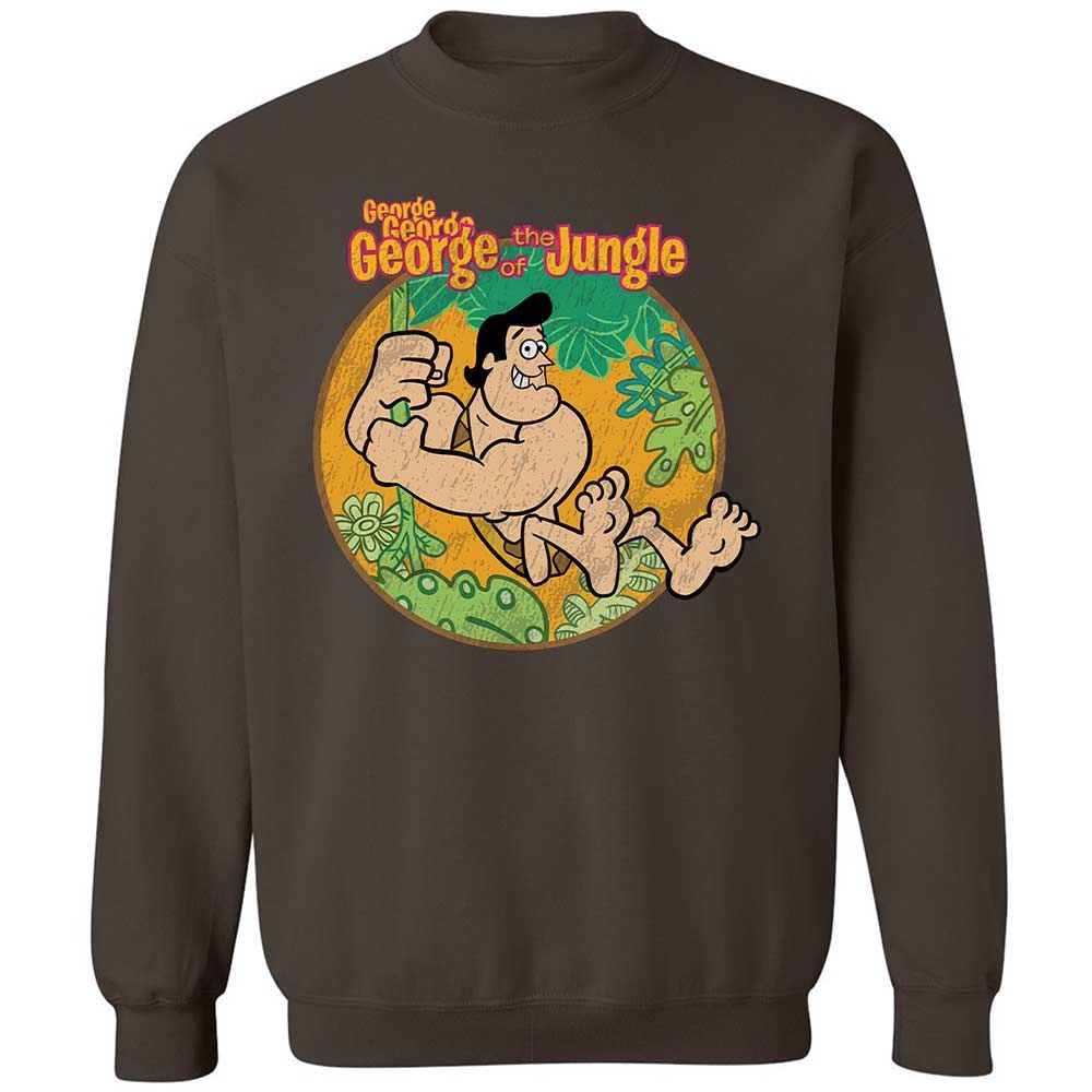 Classic Unisex Sweatshirt - SR3AWW8F - Dark Chocolate - 16