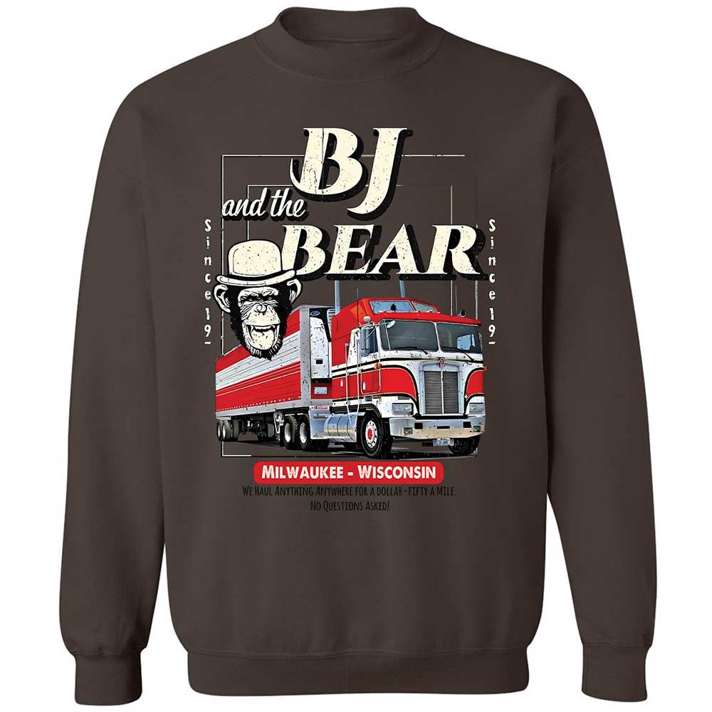 Classic Unisex Sweatshirt - BJEH7UV8 - Dark Chocolate - 16