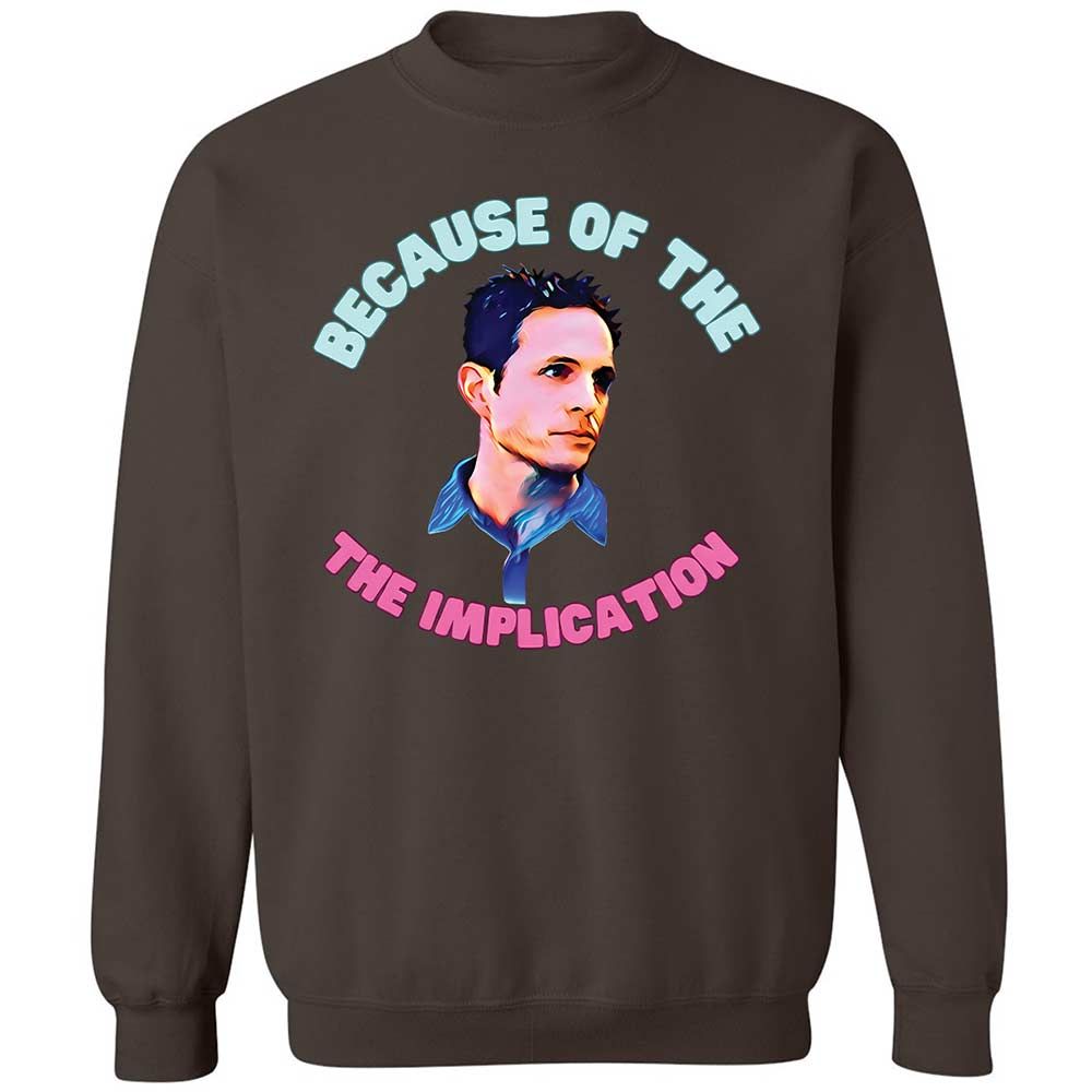 Classic Unisex Sweatshirt - JU41JVNL - Dark Chocolate - 16