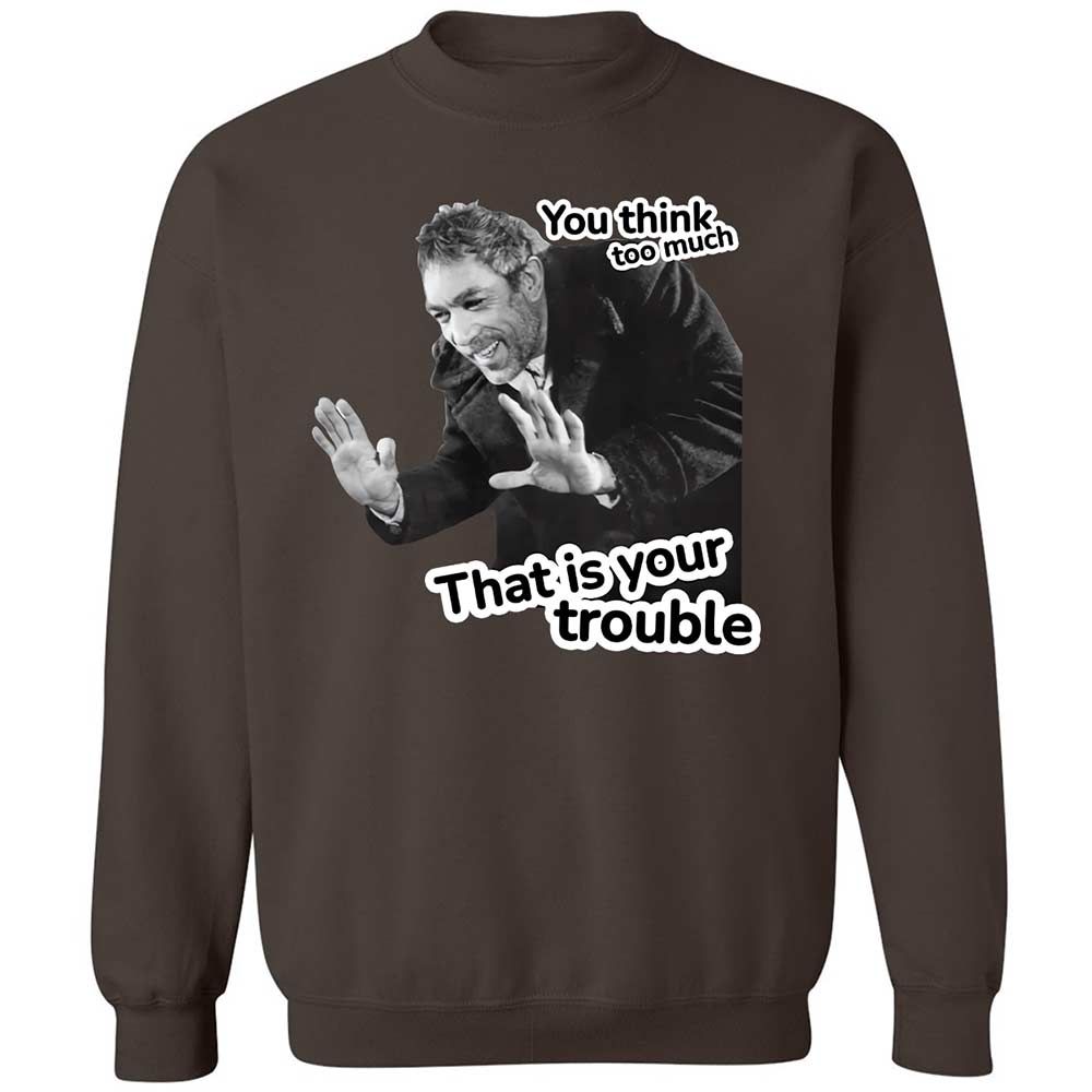 Classic Unisex Sweatshirt - 351P7HYU - Dark Chocolate - 16